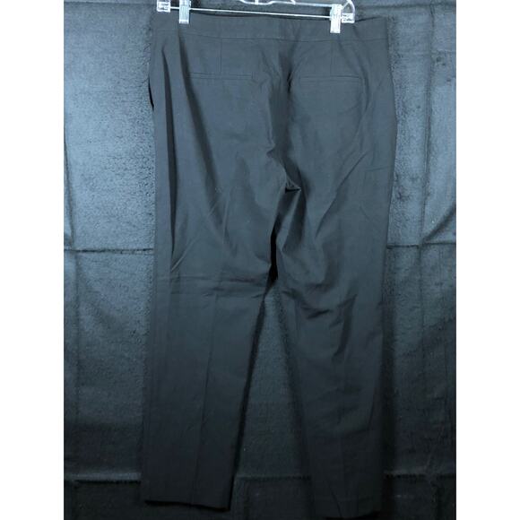 Ann Taylor LOFT Womens Pants Black High Rise Devin Rayon Blend Stretch 10 - Picture 10 of 12